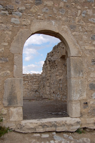 Les ruines de la chapelle Saint Jean...