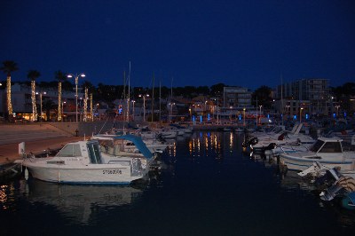 Balade nocturne au le port