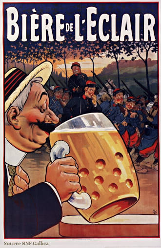 Bière de l'Éclair en 1900