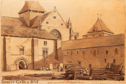 Vue de Mayenne en 1846