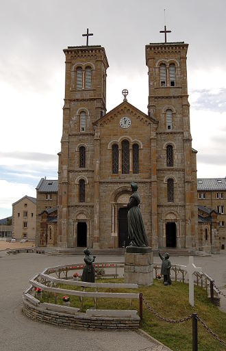La basilique du sanctuaire de La Salette