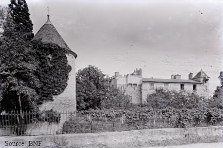 Le château d'Abrest en 1936