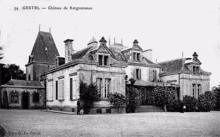 Début XX°: le château de Kerguestenen
